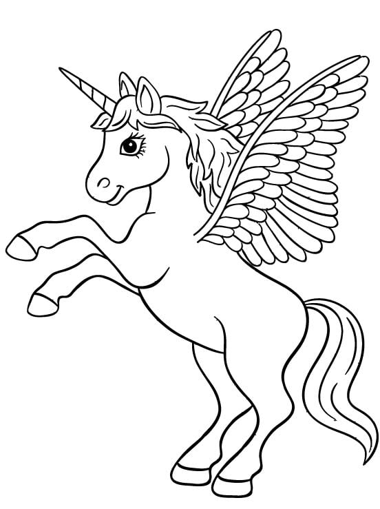Alicorn, blandning av pegasus och enhörning